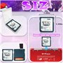 DELIVFI Cartouches de jeu version noire et blanche pour cartes de jeu compatibles NDS/NDSL/NDSI/NDSLL/NDSXL/3DS/2DS (Blanc 1)