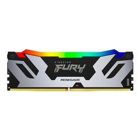 Kingston FURY Renegade Noir RGB XMP 24GB 6400MT/s DDR5 CL16 DIMM Mémoire pour PC de Gamer - KF564C16RSA-24