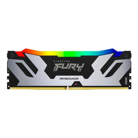 Kingston FURY Renegade Noir RGB XMP 24GB 6400MT/s DDR5 CL16 DIMM Mémoire pour PC de Gamer - KF564C16RSA-24