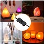 Vegena 4 Pièces 1,8 M Câbles Pour Lampe De Sel, Isolation Câble Douille, Douilles E14 Avec Interrupteur Et Câble De 1,8 M, Avec 