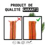 Kardoune Authentique d'Algérie (2M) + Fiche tutoriel: Ne s’effiloche pas ruban traditionnel pour lisser les cheveux naturellemen