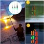 ZOYDP 3 Pièces Bouchon Lumineux Peche, 1.3g/1.8g/2.4g Flotteur Peche Lumineux, Intelligents Nuit Flotteurs de Pêche Lumineux LED