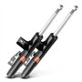 Frankberg Lot de 2 Amortisseurs pour Auto Avant Gauche et Droit compatibles avec Fortwo Cabrio 451 Cabriolet 1.0L-1.0L 2007 Fort