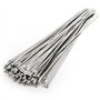 6 * 300 mm Attaches de câble en acier inoxydable Fermeture à glissière enduite d'une enveloppe d'échappement