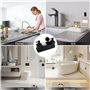 Pavlleen Distributeur de Savon de Cuisine avec Porte-éponge pour évier,Distributeur Liquide Vaisselle,Distributeur Liquide Vaiss