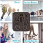 Masseur Électrique Pied, Machine de Massage des Pieds EMS,Masseur de Pieds Électrique, Tapis de Masseur de Pied d'USB Portable, 