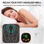 Masseur Électrique Pied, Machine de Massage des Pieds EMS,Masseur de Pieds Électrique, Tapis de Masseur de Pied d'USB Portable, 