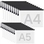 Ouprisks 20Pcs Pochette Plastique A4 A5