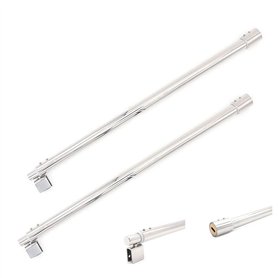 Nuzamas Lot de 2 barres télescopiques pour paroi de douche de 600mm à 800mm