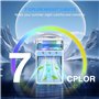 Climatiseur Portable, USB Mini Climatiseur Mobile Brume fraîche Refroidisseur d'air, 5 en 1 Ventilateur Humidificateur Climatise