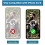 Beeasy Coque pour iPhone X/XS Etanche Antichoc, IP68 Imperméable 360 Intégrale Protection Etui avec Protecteur d'Écran, Waterpro