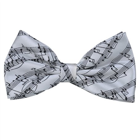 PUNK Nœud papillon pré-noué en forme de notes de musique - 6 couleurs - Cadeau d'anniversaire formel et amusant