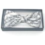 PUNK Nœud papillon pré-noué en forme de notes de musique - 6 couleurs - Cadeau d'anniversaire formel et amusant, blanc, 13x6x2.5