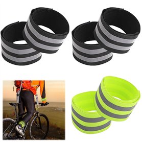 6 Pièces Serre Pantalon Velo Clip De Pantalon Réfléchissant À Vélo Pince À Pantalon Pince pour Chaîne De Vélo Pinces À Vélo Réfl