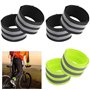 6 Pièces Serre Pantalon Velo Clip De Pantalon Réfléchissant À Vélo Pince À Pantalon Pince pour Chaîne De Vélo Pinces À Vélo Réfl