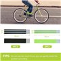 6 Pièces Serre Pantalon Velo Clip De Pantalon Réfléchissant À Vélo Pince À Pantalon Pince pour Chaîne De Vélo Pinces À Vélo Réfl