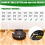 MXTIMWAN Brosses Latérales Rechange pour Roomba 500 600 700 Series, 6PCS Brosse Latérale Aspirateur Accessoires de Remplacement 