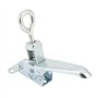 Aeloa Cerradura Verrou à Boucle en métal - Loqueteau de Fixation - Remorque de Camion verrouillable - Moraillon de Serrage for L