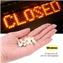 Fictory LED perles-1W Haute Puissance LED Perles diodes électroluminescentes Puce SMD for appareils d'éclairage Bricolage Blanc 