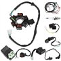 Fydun Faisceau Electrique Kit Redresseur de Relais Electrique Magnéto Stator Kit de Câblage Electrique pour GY6