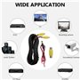 Hoembpn 10m Câble RCA Video Jack Audio Caméra de Recul Double Blindage,Câble D'extension avec Adaptateur RCA Femelle Femelle et 