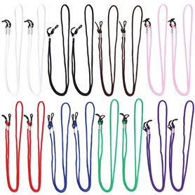 16 Pièces Cordons De Lunettes Colorés
