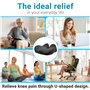 BBWELL Coussin Coccyx,Coussin Chaise Bureau Orthopédique en Mousse à Mémoire de Forme,Assise pour Soulager la Douleur Sciatique,