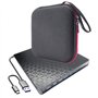 Lecteur DVD externe USB-C 4K Ultra HD 3D UHD Blu-ray DVD + sac de rangement pour Asus HP Lenovo Dell MSI Surface Acer Ordinateur
