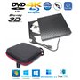 Lecteur DVD externe USB-C 4K Ultra HD 3D UHD Blu-ray DVD + sac de rangement pour Asus HP Lenovo Dell MSI Surface Acer Ordinateur