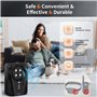 Tohoyard Anti Aboiement Chien Ultrason, 3 Niveaux Boitier Anti Aboiement avec Longue Portee, Rechargeable & Etanche Dispositif A