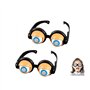 MaoNativey 2 Paires Lunettes Folles pour Fête - Accessoire Photomaton Rigolo - Idéal Halloween