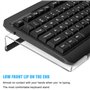 Support de Clavier D'ordinateur Transparent Plateau De Clavier Incliné Ergonomique Acrylique Claire Couverture pour Bureau Maiso