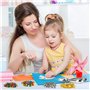 Tunejoy Attache Parisienne 350 Pièces Mini Brads Multicolore Métal Attaches Broches Fendues avec Pince à Poinçonner à la Main po