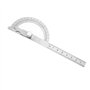 Goniomètre en acier Inoxydable, Inoxydable acier Rapporteur Chercheur Goniomètre à Rapporteur, 15 Cm Règle 180 degrés Outil de M