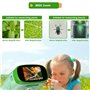 ydi Microscope Électronique pour Enfants, 3 en 1 Écran de 2 Pouces Portatif 800X Télescope Microscope 800X avec Caméra Vidéo Num