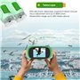 ydi Microscope Électronique pour Enfants, 3 en 1 Écran de 2 Pouces Portatif 800X Télescope Microscope 800X avec Caméra Vidéo Num