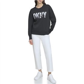 DKNY Skyline Logo Crewneck