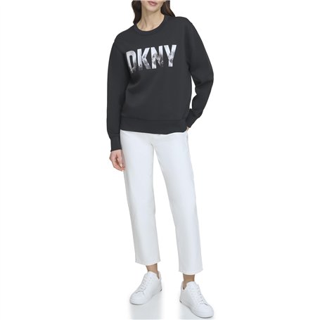 DKNY Skyline Logo Crewneck
