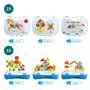 Construction STEM de Jouets en mosaïque pour 3 4 5 Enfants