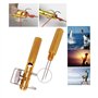 MaoNativey Manuel Nouage Tie Dispositif Outil Poisson, Aluminium Alliage pêche Crochet pêche Ligne Outil Attachés Outils Portabl