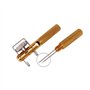 MaoNativey Manuel Nouage Tie Dispositif Outil Poisson, Aluminium Alliage pêche Crochet pêche Ligne Outil Attachés Outils Portabl