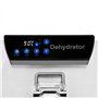 MIIWWOWO Déshydrateur électrique en acier inoxydable 400 W 6 étages avec arrêt automatique et protection contre la surchauffe po