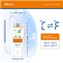 Elitech Tlog Enregistreur de données de température réutilisable 100EL Ultra faible -196 °C ~ 150 °C Rapport PDF Port USB 32 000