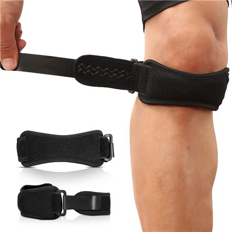 AGPTEK 2PCS Genouillère Bandage SKP2 Réglable Protection Genou