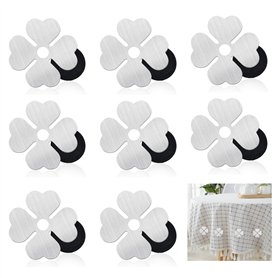 Ruikdly Lot de 8 poids de nappe magnétiques - 55 g - Poids pour nappes