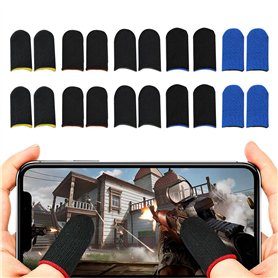 20 Pièces Doigtier de Jeu Mobile