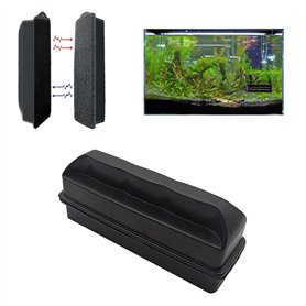 RHQFDM Aquarium Verre Brosse magnétique Forte Nettoyeur de vitre magnétique pour algues Nettoyeur de vitre magnétique pour Aquar