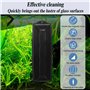 RHQFDM Aquarium Verre Brosse magnétique Forte Nettoyeur de vitre magnétique pour algues Nettoyeur de vitre magnétique pour Aquar