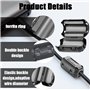 UQTUKO Lot de 40 noyaux de ferrite pour câbles - Anneau de ferrite pliable - Noyau de ferrite - Pour câble RFI, EMI 3,5/5/7/9 mm