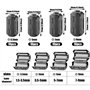 UQTUKO Lot de 40 noyaux de ferrite pour câbles - Anneau de ferrite pliable - Noyau de ferrite - Pour câble RFI, EMI 3,5/5/7/9 mm